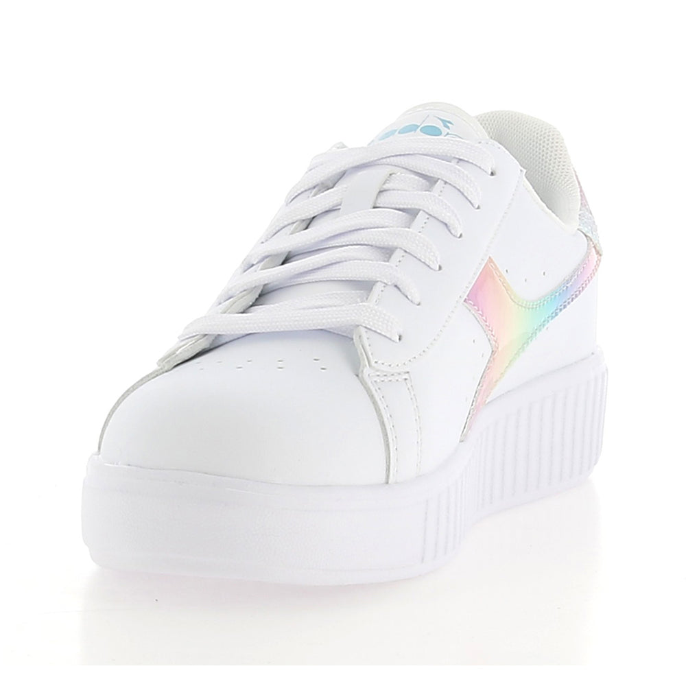 Sneakers Diadora Game Step Bloom gs Unisex Bambino - Bianco
