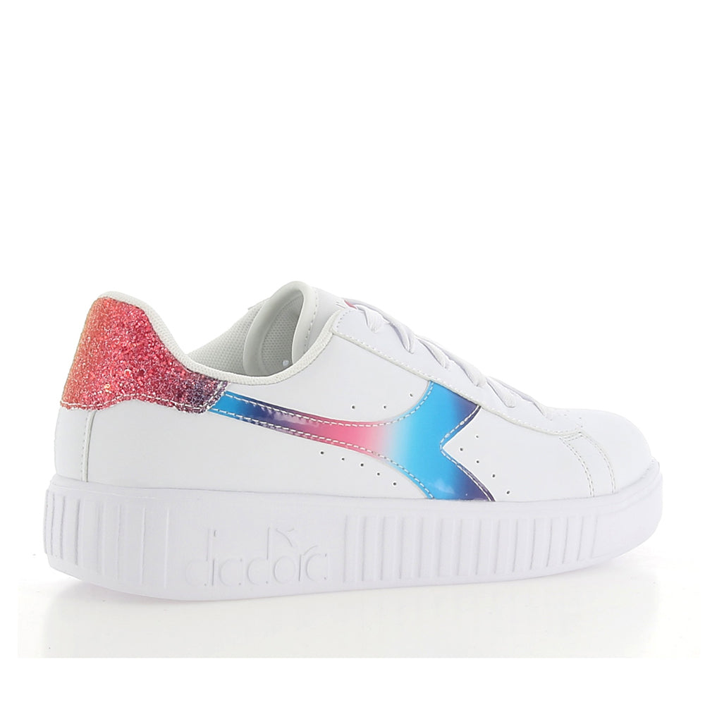 Sneakers Diadora Game Step Bloom gs Unisex Bambino - Bianco