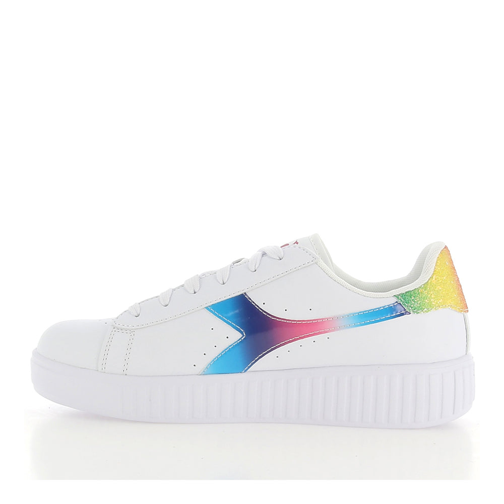 Sneakers Diadora Game Step Bloom gs Unisex Bambino - Bianco