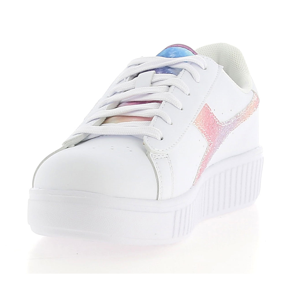 Sneakers Diadora Game Step Glow gs Bambina - Bianco