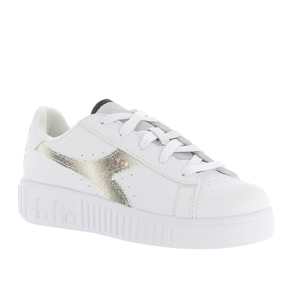 Sneakers Diadora Game Step Glow ps Bimbo - Bianco