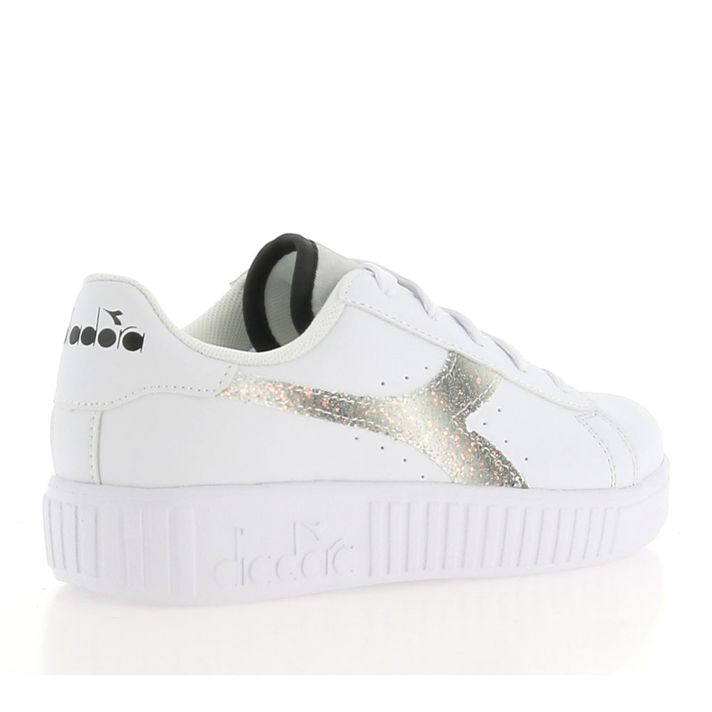 Sneakers Diadora Game Step Glow ps Bimbo - Bianco