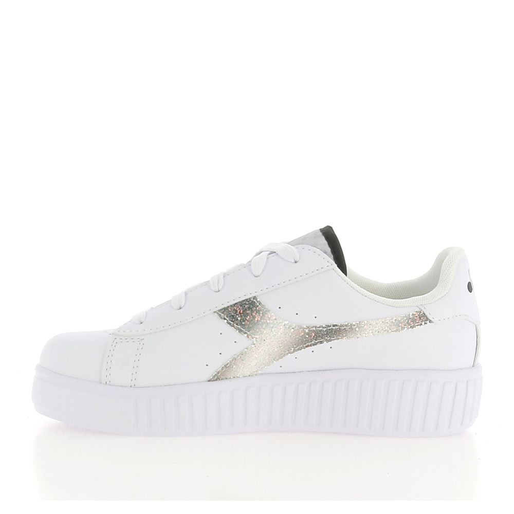 Sneakers Diadora Game Step Glow ps Bimbo - Bianco