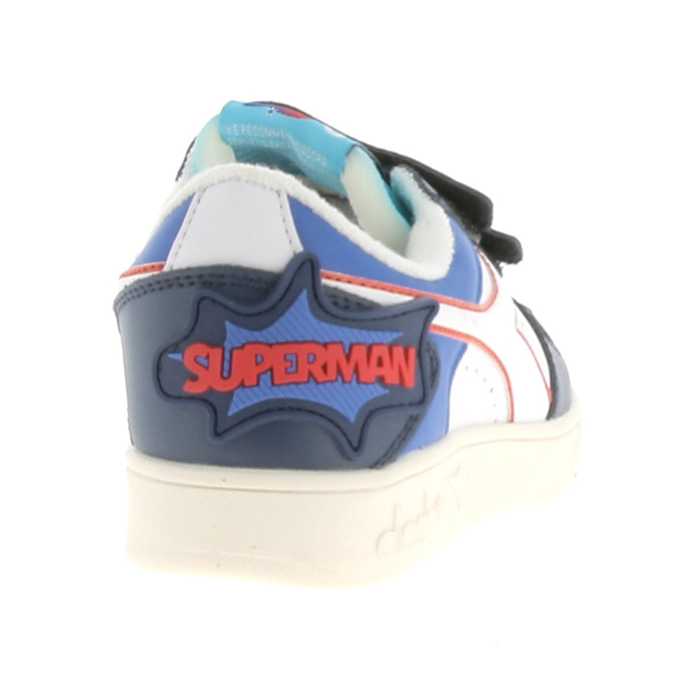 Sneakers Diadora Magik Superman Low ps Bambino - Blu