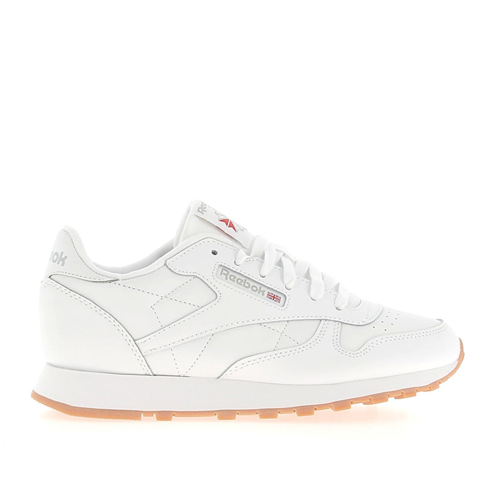 Sneakers Reebook Cl Lthr Unisex Ragazzo - Bianco