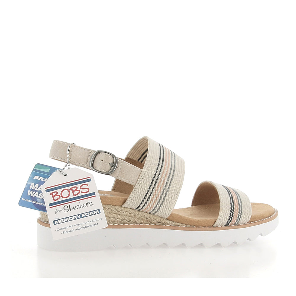 Sandalo Skechers Bobs - Tea Time Donna - Beige