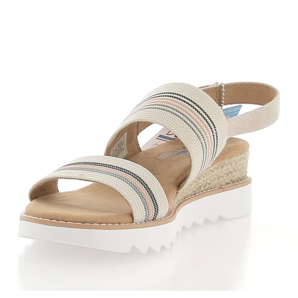 Sandalo Skechers Bobs - Tea Time Donna - Beige