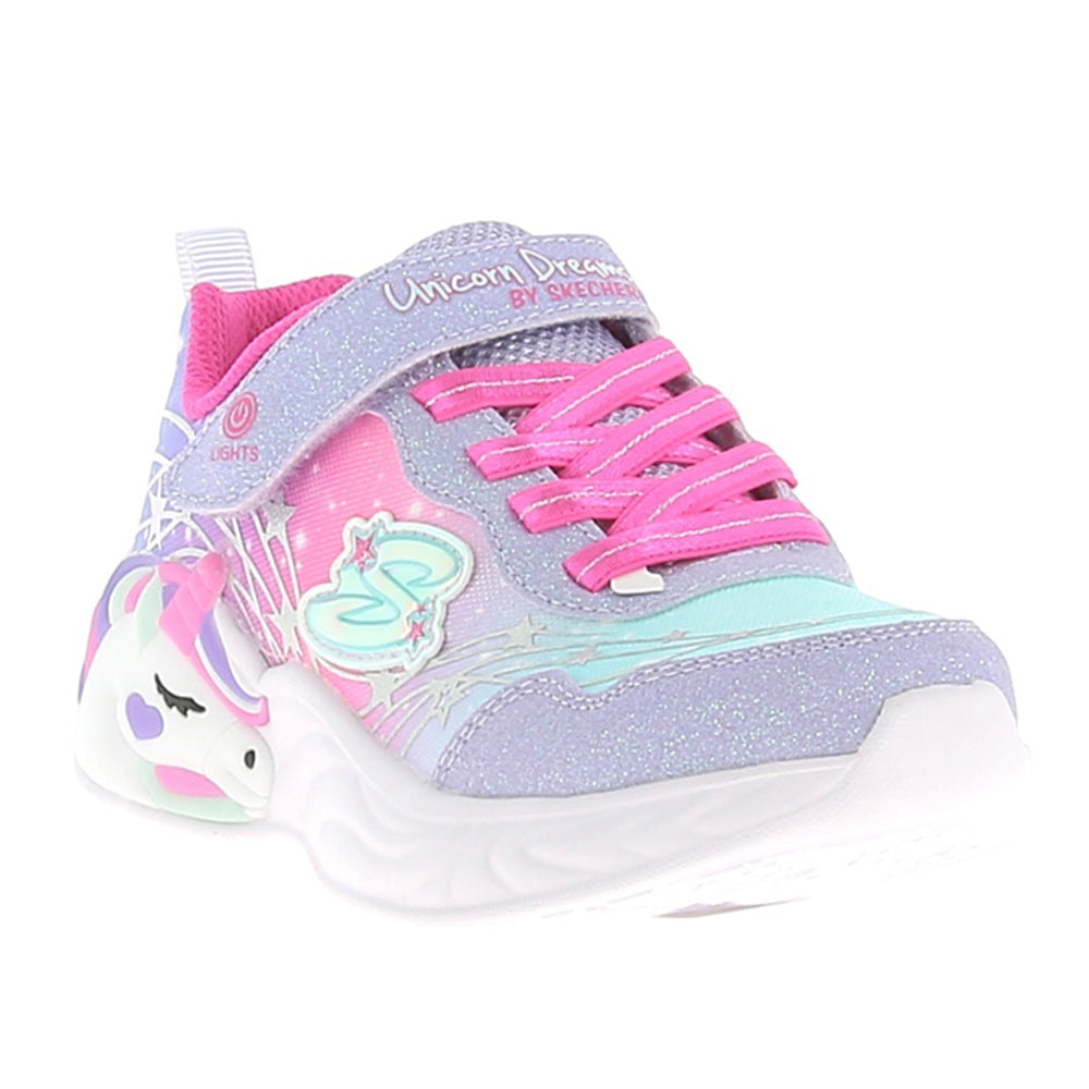 Sneakers Skechers Unicorn Dreams - Wishful Magic Bambina - Rosa