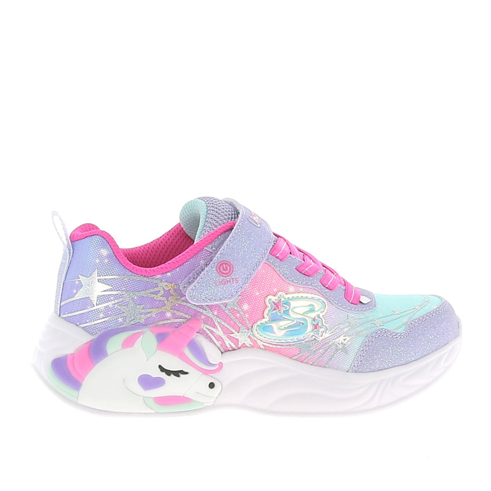 Sneakers Skechers Unicorn Dreams - Wishful Magic Bambina - Rosa