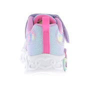 Sneakers Skechers Infinite Heart Lights - Color Lovin Bambina - Rosa