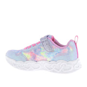 Sneakers Skechers Infinite Heart Lights - Color Lovin Bambina - Rosa