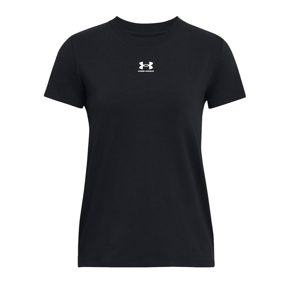 T-Shirt Under Armour Donna - Nero