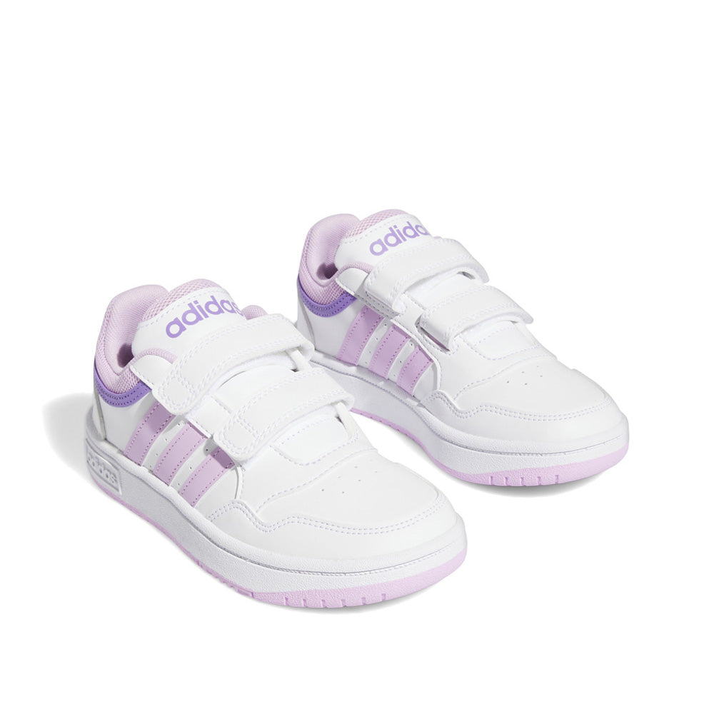 Sneakers Adidas Hoops 3.0 Cf C Bambina - Bianco