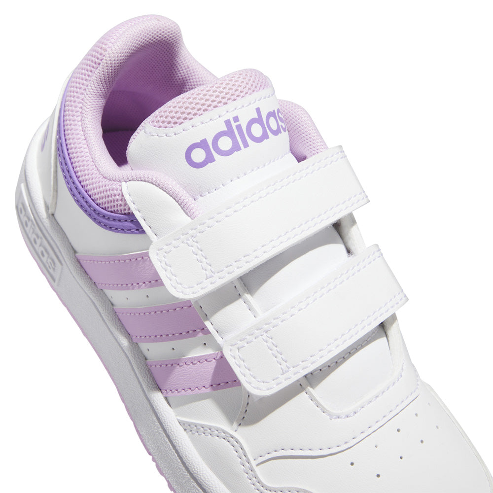 Sneakers Adidas Hoops 3.0 Cf C Bambina - Bianco