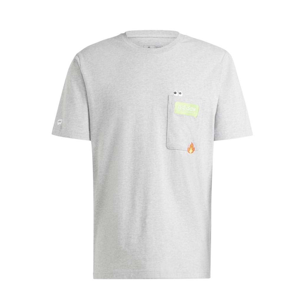 T-Shirt Adidas Uomo - Grigio