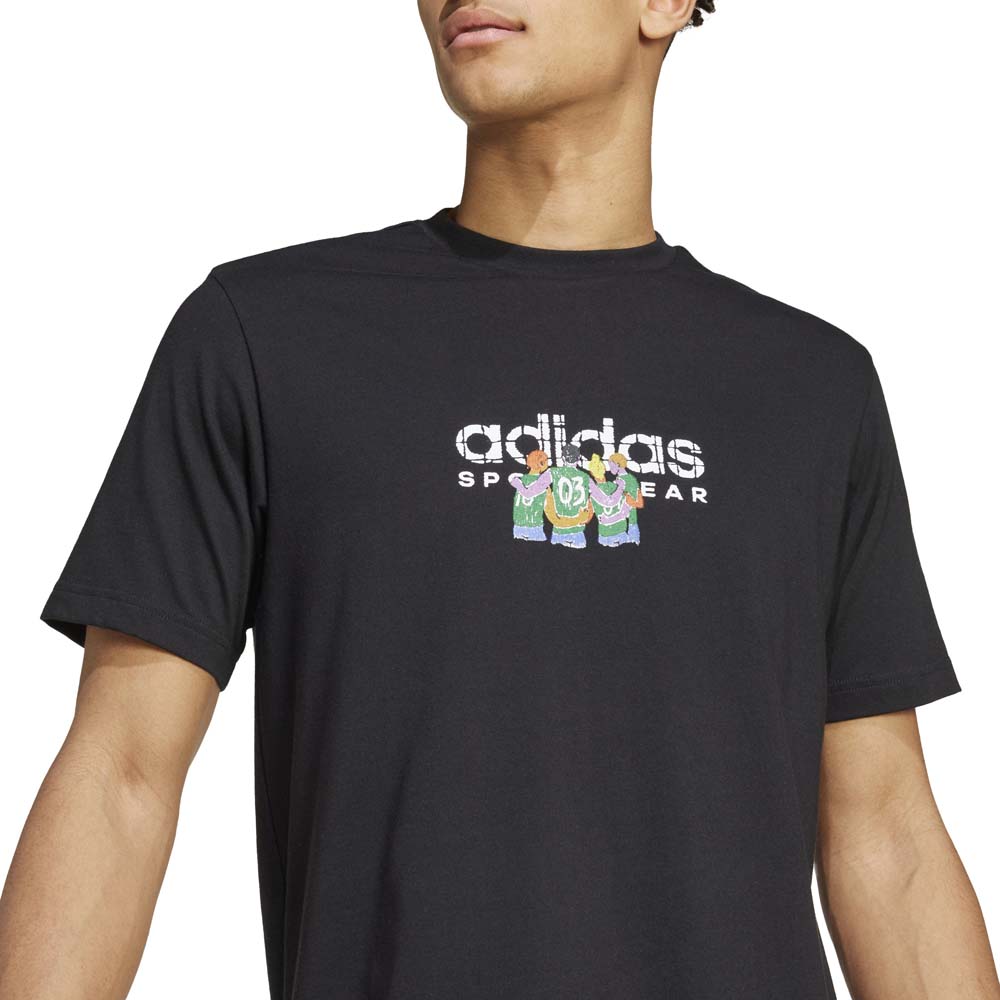 T-Shirt Adidas Uomo - Nero