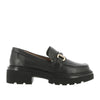mocassino albano donna bottalato nero acc oro 5069660