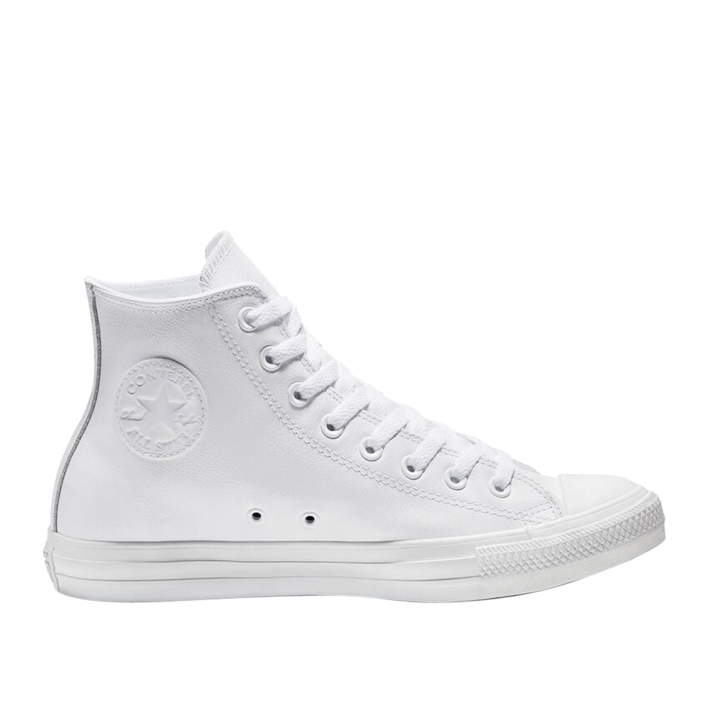 Sneakers Converse Ctas Lthr hi Uomo - Bianco