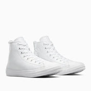 Sneakers Converse Ctas Lthr hi Uomo - Bianco