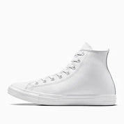Sneakers Converse Ctas Lthr hi Uomo - Bianco