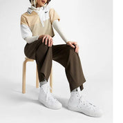 Sneakers Converse Ctas Lthr hi Uomo - Bianco