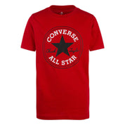 T-Shirt Converse Unisex Bambino - Enamel Red