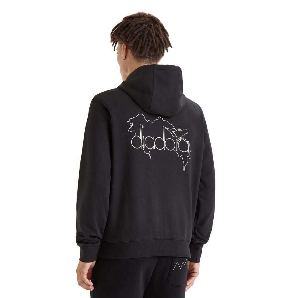 Felpa Diadora Uomo - Nero