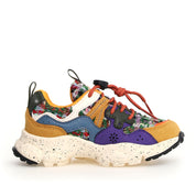 Sneakers Flower Mountain Unisex Bambino - Beige Lilac Navy