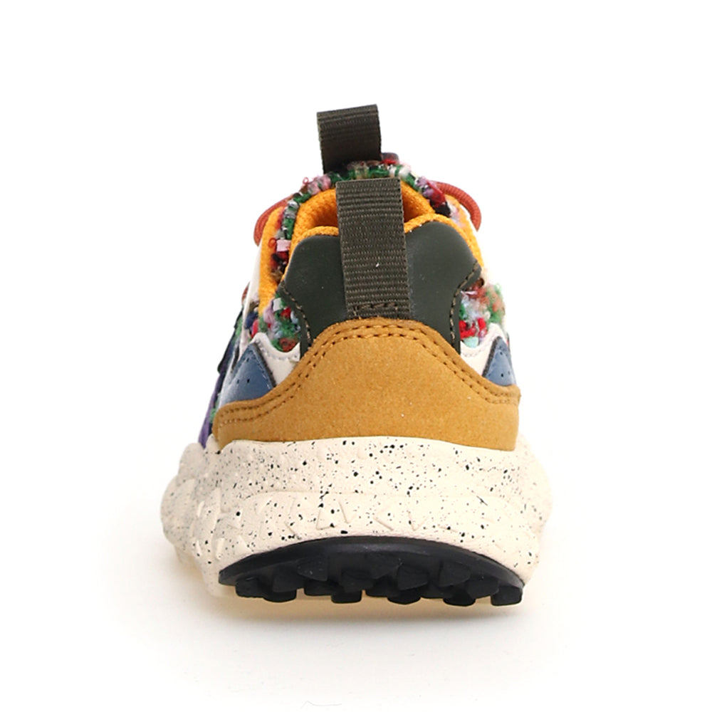 Sneakers Flower Mountain Unisex Bambino - Beige Lilac Navy