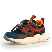 Sneakers Flower Mountain Unisex Bambino - Navy Taupe