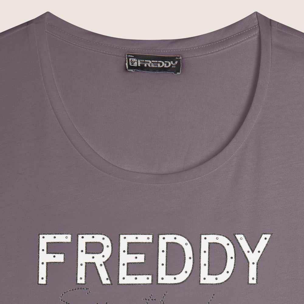 T-Shirt Freddy Donna - Viola