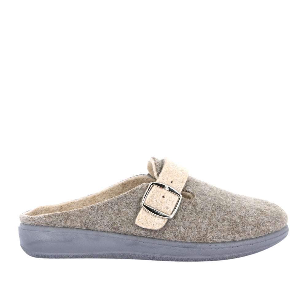 Sabot Grunland Donna - Taupe-Panna