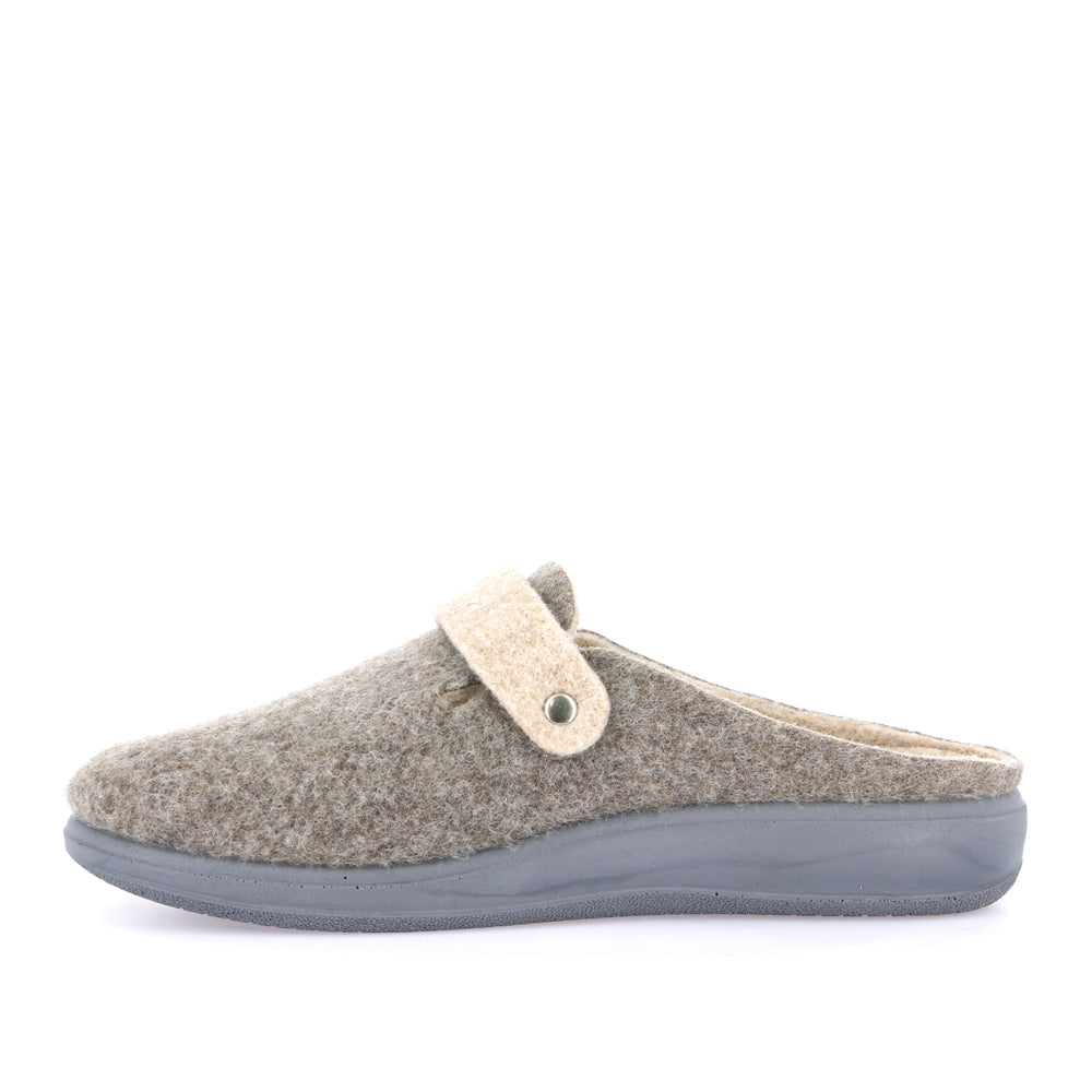 Sabot Grunland Donna - Taupe-Panna