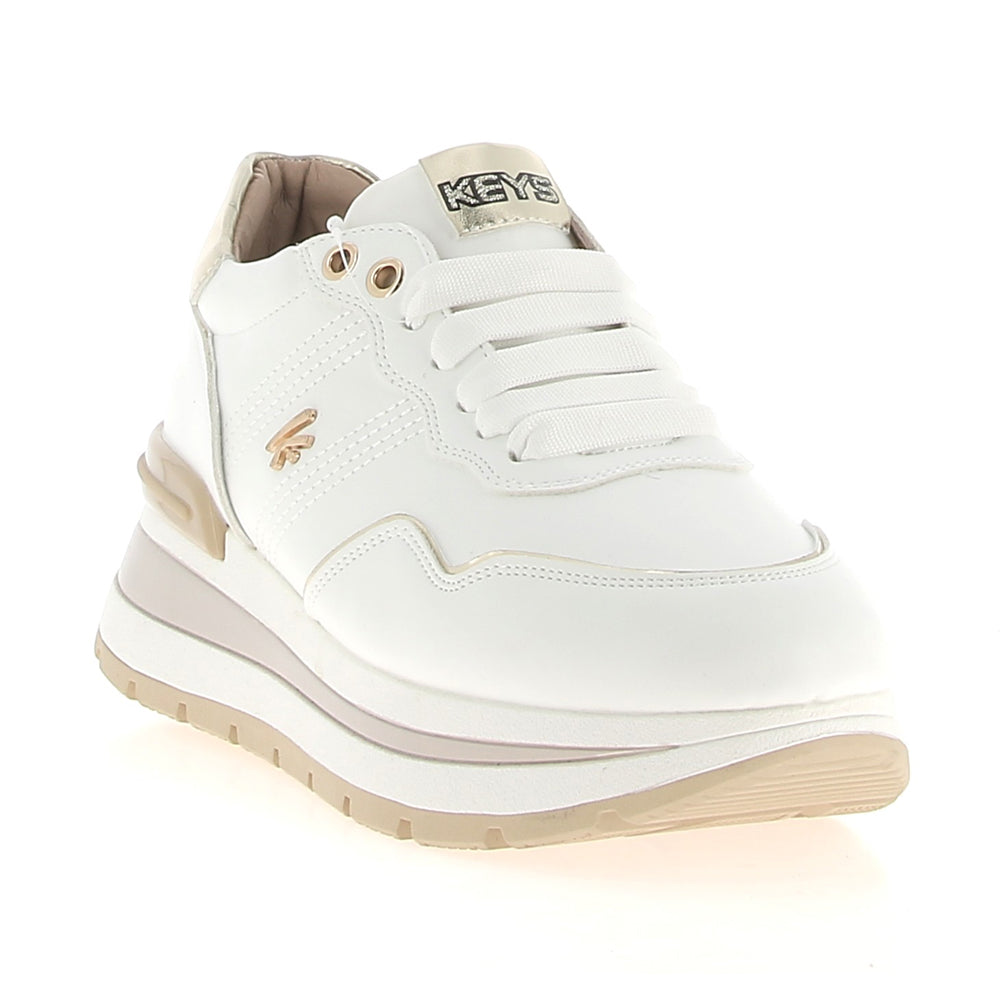 Sneakers Keys Donna - White gold