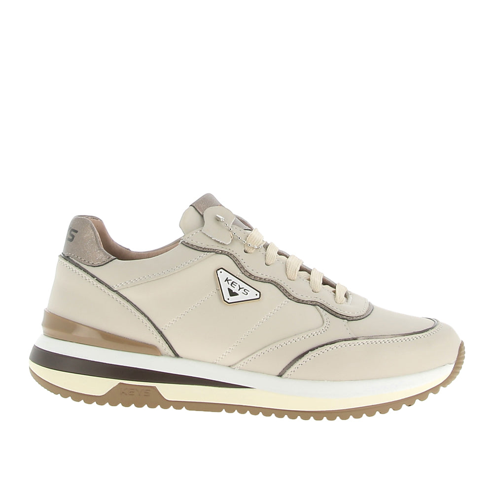 Sneakers Keys Donna - Beige bronzo