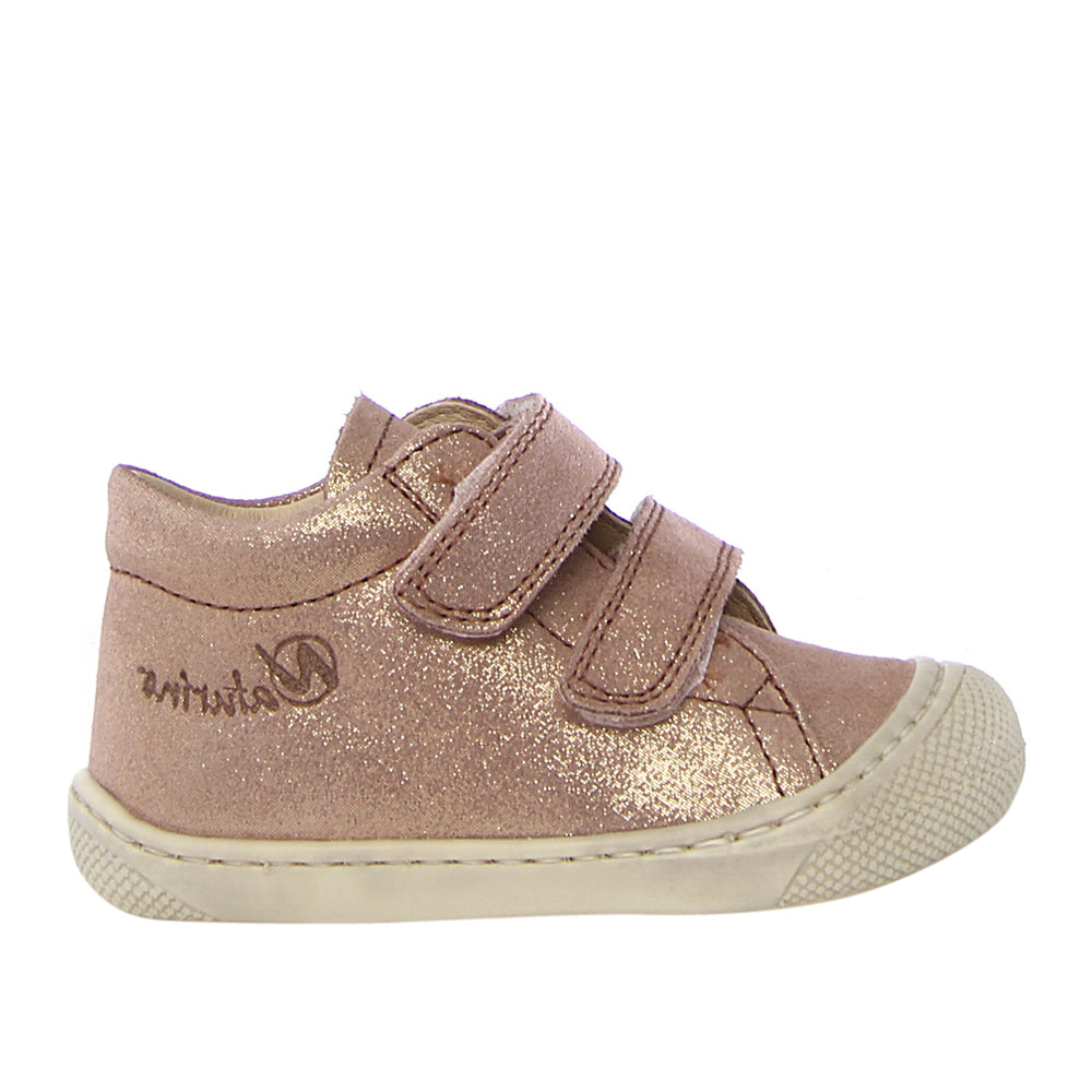 Sneakers Naturino Unisex Bambino - Glitter Rose Sole Bone