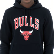 Felpa New Era Chicago Bulls Uomo - Nero