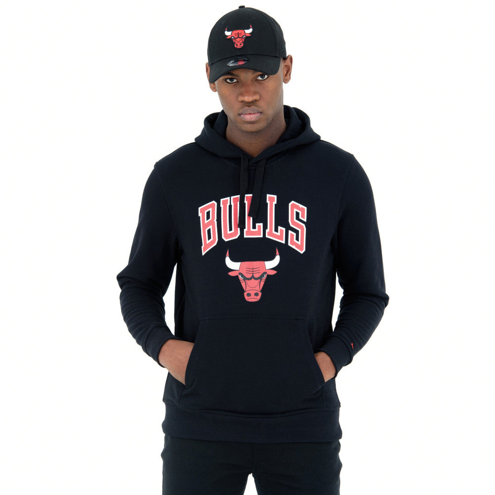 Felpa New Era Chicago Bulls Uomo - Nero