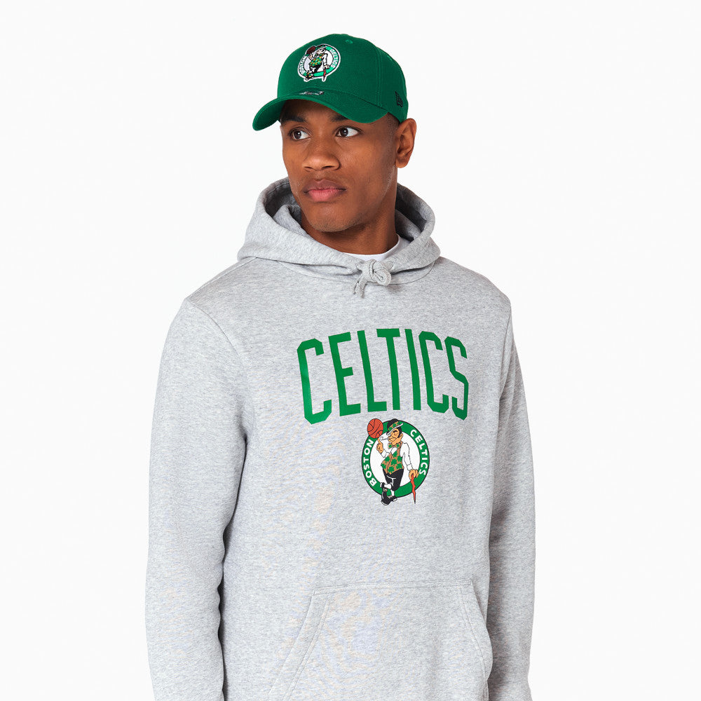 Felpa New Era Boston Celtics Uomo - Grigio