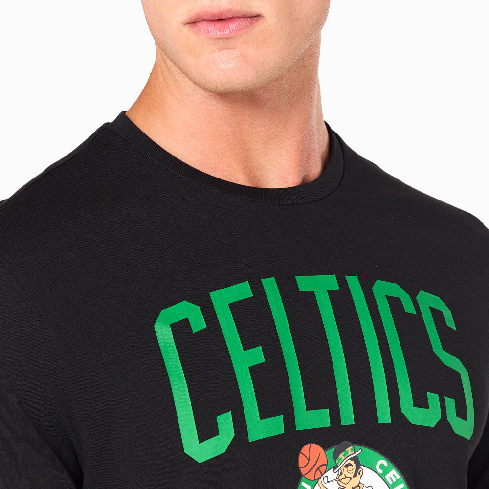 T-Shirt New Era Boston Celtics Uomo - Nero