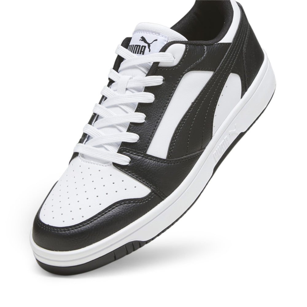 Sneakers Puma Rebound V6 Low Uomo - White- Black- White