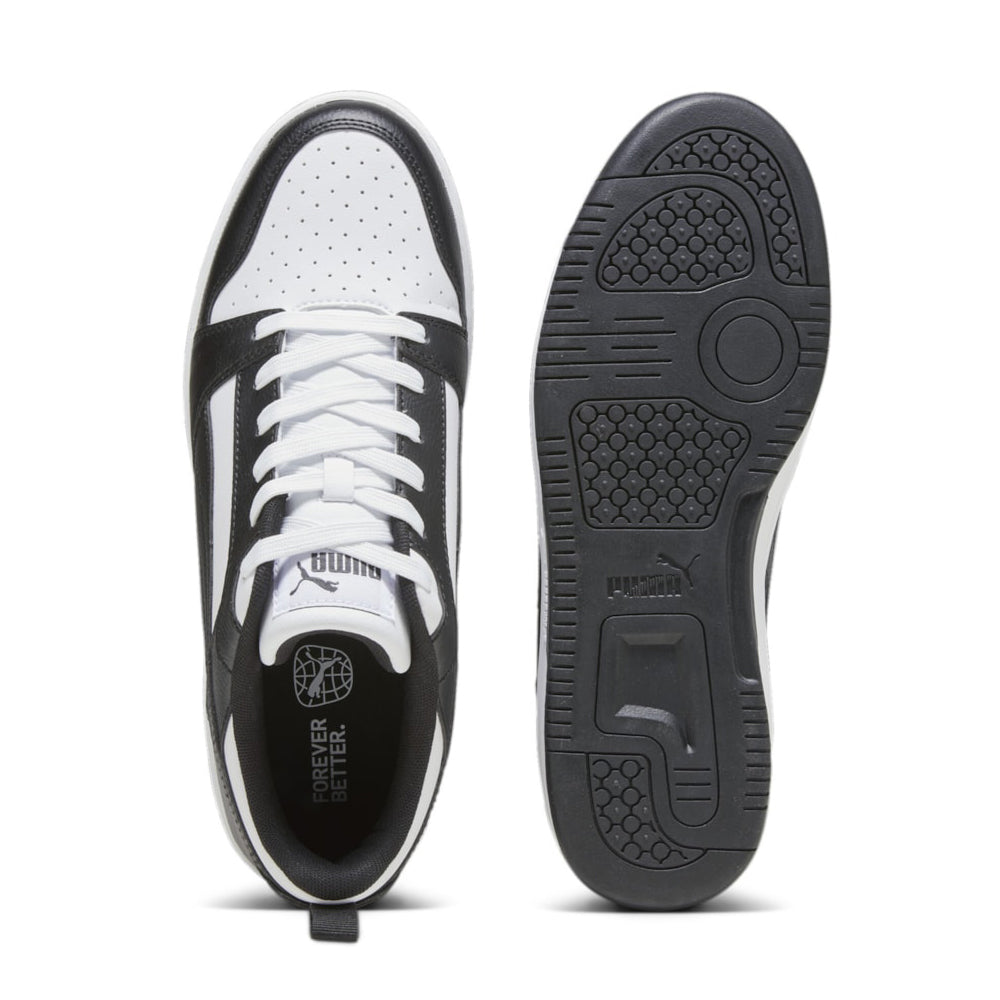 Sneakers Puma Rebound V6 Low Uomo - White- Black- White