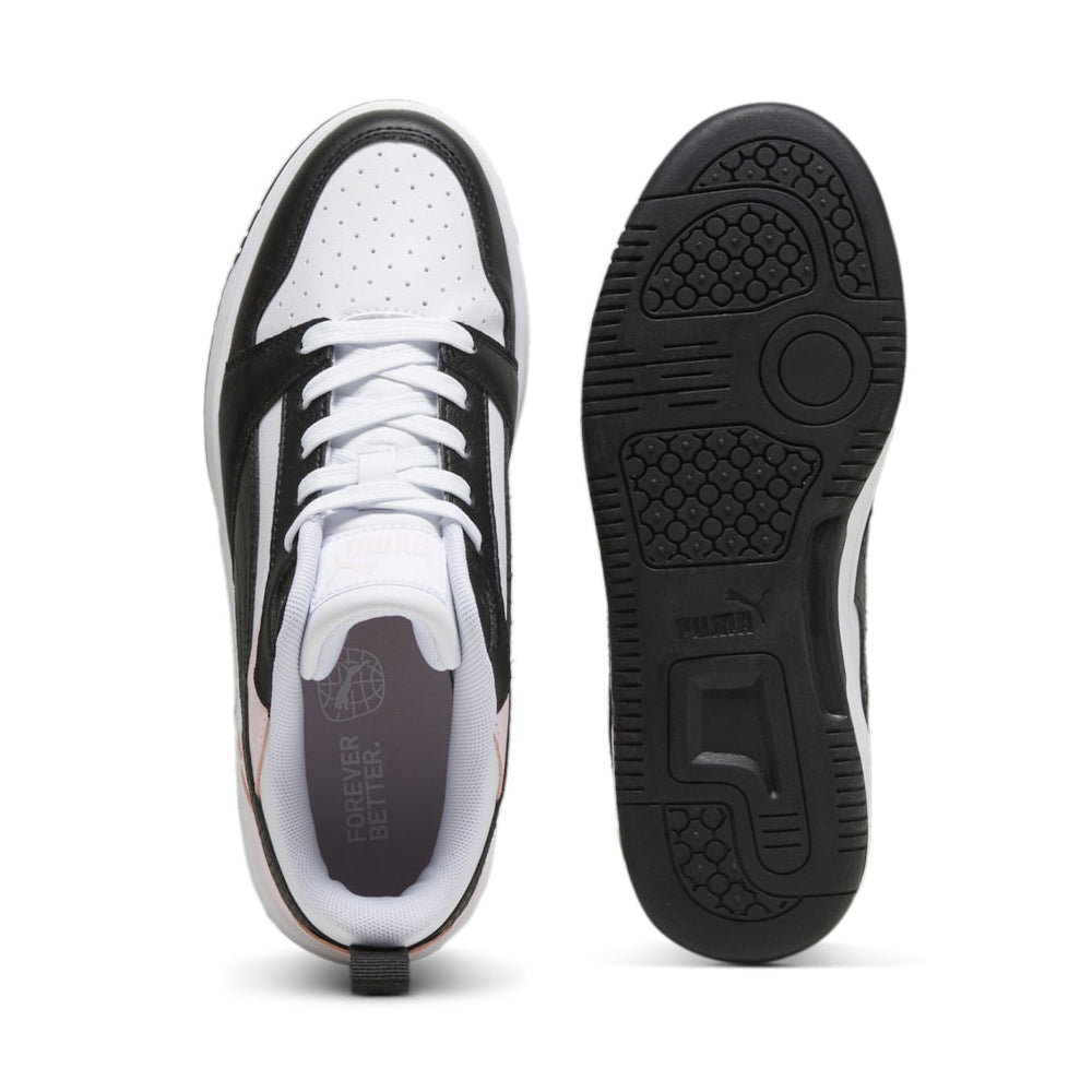 Sneakers Puma Rebound V6 Lo jr Bambino - Bianco