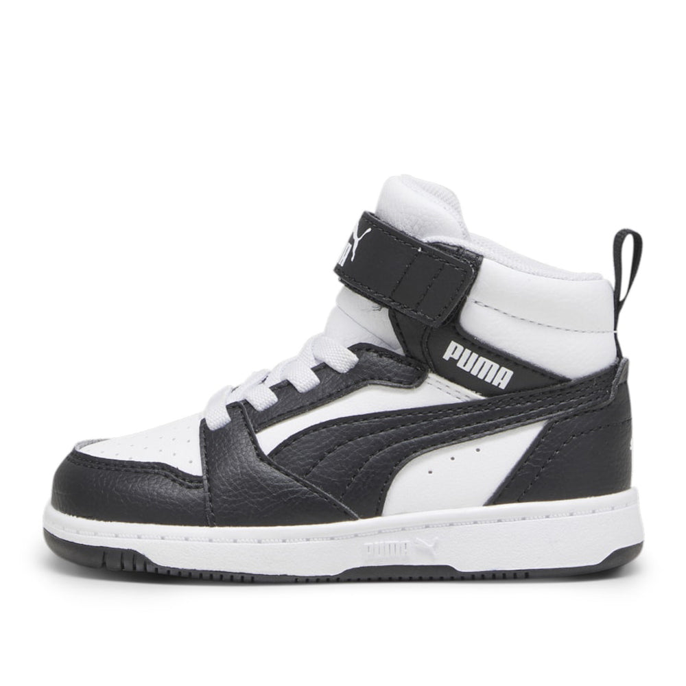 Sneakers Puma Bambino - White- Black-Shadow Gray