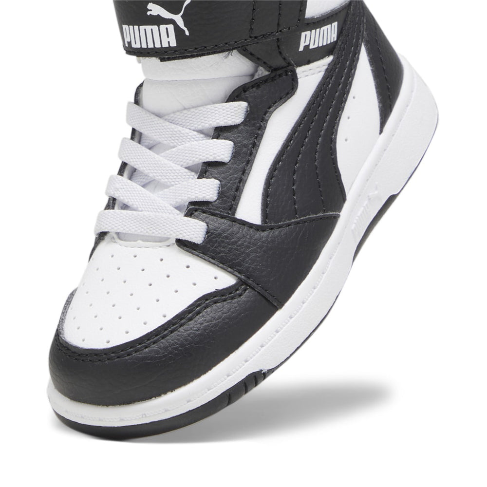 Sneakers Puma Bambino - White- Black-Shadow Gray