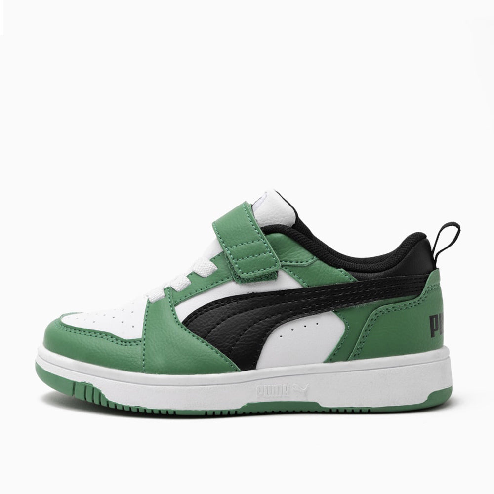 Sneakers Puma Rebound V6 Lo Ac ps Bambino - Verde