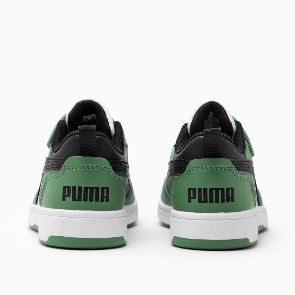 Sneakers Puma Rebound V6 Lo Ac ps Bambino - Verde