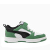 sneakers puma rebound v6 lo ac ps bambino verde 8989171