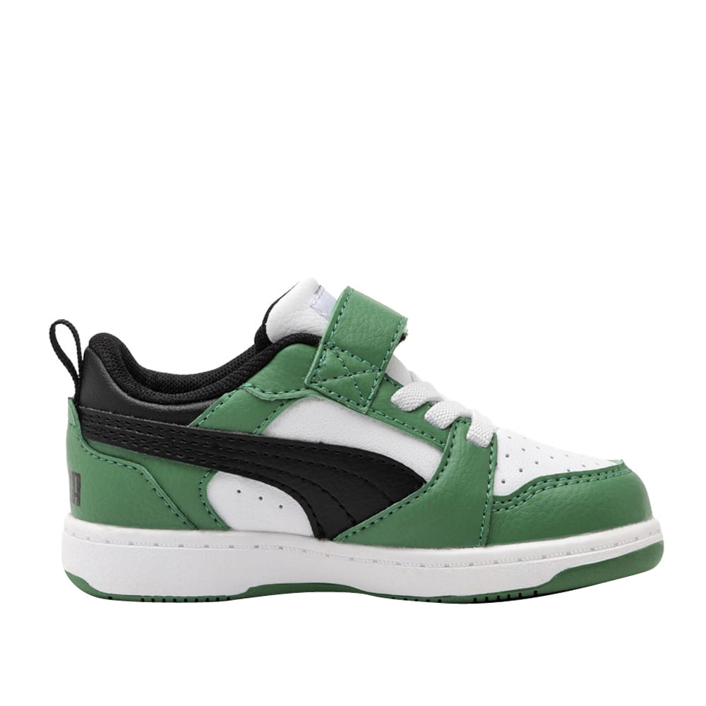 Sneakers Puma Bambino - White- Black-Archive Green