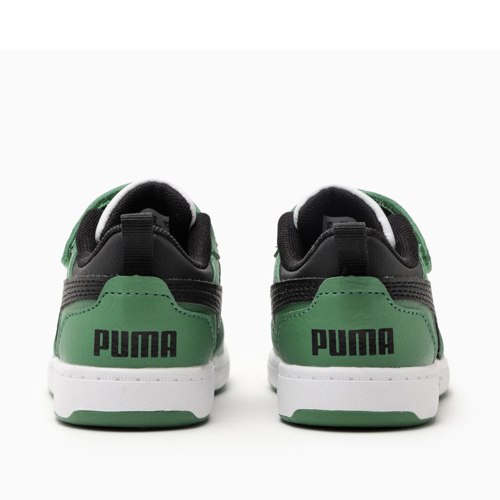 Sneakers Puma Bambino - White- Black-Archive Green